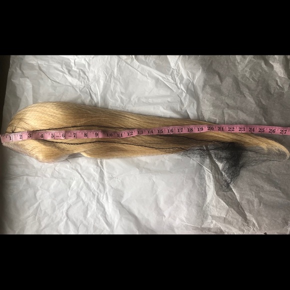 26” lace front blonde 613 T line human hair wig - Picture 7 of 15